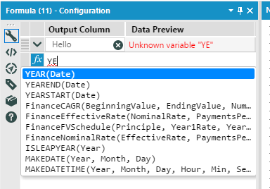 New enhanced formula editor